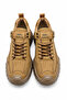 Tan 100% Leather Men's Casual Sports Shoes |   Eva Sole Full Mold |   Smart Lace-Up Full Orthopedic |   Modern Casual Men's Sneaker Shoe Model for Comfortable and Comfortable Daily Use |   City Style Daily - 4