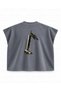 Berserk Dragonslayer Sword Icon Printed Boxy Oversize Sleeveless T-Shirt - Anthracite - 2