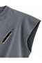 Berserk Puck Dragonslayer Printed Boxy Oversize Sleeveless T-Shirt - Anthracite - 4