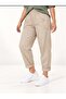 Women's Italian Jogger Pants with Pockets and Button Detail, Full Lined, Sizes 38-46