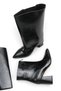 Larissa Diva Women's Pointed Toe Heeled Boots 00127012 Black Rustic - 2