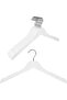 HANGER White Wooden Hangers. Slim Wood Clothes Hanger with Flat Design and Smooth Notches, Lightweight&Durable Space Saving Hangers for Shirt, Coat, Camisole
