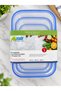 Lockable Large Size Set of 3 Leak-Proof Storage Containers/2000Ml-3000Ml-4500Ml