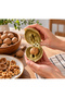 Handmade Brass Cast Walnut Cracker in the Shape of a Walnut. Decorative Gift Item