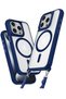 Spt-Gld Newface iPhone 15 Pro Max Case Enka Magsafe Silicone Case (125850) - Navy Blue