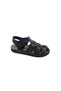 Baron Men's Black Caged Sandals Comfort Anatomical Sole - 4