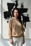 Women's 3 Thread Thick Plain Hooded Sweatshirt