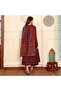Maroon Viscose Rayon Kameez Salwar & Dupatta - VRN1032 | Maroon-Size:3XL-46-Inches - 3
