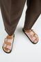Sevalli 2 Women's Leather Genuine Leather Double Buckle Powder Slippers - 8