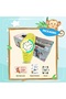 Round Stylish Analog Watch for Kids 7 Multicolor LED Lights Rotating Bezel 30M Water Resistant-Yellow - 4