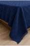 100% Cotton Woven Pique Double Size 200X230 Checkered Patterned Fringed Pique Bedspread - 4