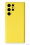 Spt-Gld Newface Galaxy S22 Ultra Case Nano Velvet Silicone (141146) - Yellow