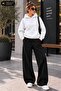 Women's Hooded Solid Color Cotton Two Thread Double Women's Tracksuit Set