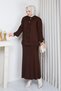 Women's Mercerized Skirted Double Knitwear Suit - 5