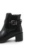 Stella Flora Women's Heeled Boots 0012735 Black Skin - 7