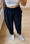 Women's Shalwar Cut Baggy Trousers with Cuffs - Modal Fabric Lycra Cotton - 3