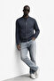 Men's Hakim Collar Winter Smoked Sweatshirt - 3