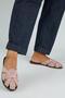 Gizemi Women's Genuine Leather Caged Powder Slippers - 3