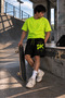 Men's Neon Printed Shorts Loose Fit Streetwear Casual Shorts - 3