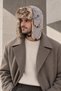 Men's Pilot Hat with Headphones and Fur Detail Winter Beanie - 5