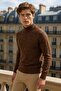 Men's Casual Daily Basic Navy Blue Sweater - 3