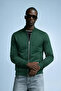 Men's Hakim Collar Winter Green Sweatshirt - 2