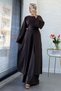 Premium Slit Back Detail Double Face Double Suit - Brown - 3