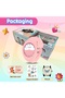 Round Analog Kids Watch Printed Silicon Strap Water Resistant, Lightweight & Durable-Pink - 5