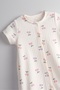 100% Cotton Baby and Child Balloon Jumpsuit (Cherry) - 2