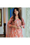Pink Cotton Salwar Kameez & Dupatta - VRN1004 | Pink-Size:3XL-46-Inches - 4