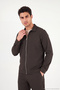 Zippered Classic Collar Shirt Jacket Men's Shirt Jacket Cf26W344817 - 4