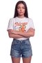 Women's Palermo Sicilia Orange Printed Relaxed Fit T-Shirt White - 6