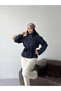 Women's Belted Stand Collar Buttoned Waist-Tied Stylish Casual Trench Coat - 8