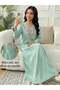 Rochie, verde - 11 ani - 2