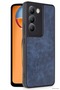 Spt-Gld Newface Vivo V30 Lite 4g Case Aras Leather Cover (152556) - Navy Blue - 2