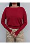 Striped One-Shoulder Slim Knit Sweater - 3