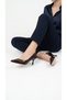 Hentor Women's Heeled Shoes Crocodile Patterned Pointed Toe Stylish Design Thin Heeled Stiletto 2034 Heel 6 cm - 3