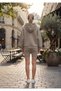 Women's Basic Kangaroo Pocket Oversize Zippered Hooded Sweatshirt - 2