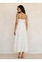 Youth Floral Print A-line Cotton Dress with Adjustable Straps - 4