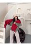 Women's Bohemian Hand-Knitted Motif Tassel Scarf - 4