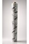 Marble Patterned Floor Covering White Gray Veined Glossy Floor Tile Waterproof Floor Tile Kitchen Living Room Bathroom Workplace under Stove Pvc Floor Liner Width: 100 cm - 8