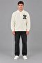 Printed Buttoned Oversize Winter Sweater Dp 16622_10068 - 4