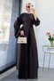 Premium Slit Back Detail Double Face Double Suit - Brown