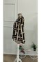 Women's long sleeve v-neck pleated front leopard print supreme blouse - 5