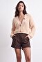 Buttoned Thick Knitted Cardigan - 3