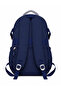 Reymond 2604 Backpack Water Repellent Imported Fabric Unisex Daily High School School Navy Blue - 3