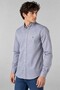 Mens Slim Fit Gray Cotton Shirt Slim Fit Cotton Men's Shirt Gray - 3