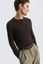 Single Button Ribbed Long Sleeve T-Shirt - 4