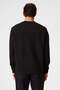 Crew Neck Black Sweatshirt - 6