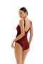 Women's Burgundy Swimsuit M.2755-26 - 4